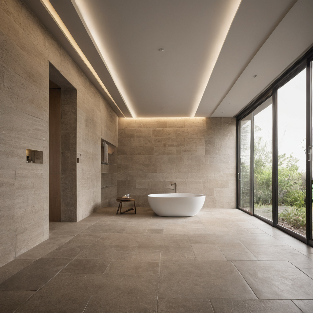 Luxury interior image showing Floor falls, drains, tiles, and movement joints must work as one drainage surface